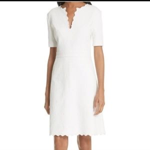 NWT!! TORY BURCH Bailey Dress White Size 6